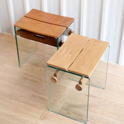 G Wood Stool, Teak [Displayx2]